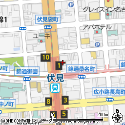 ファミリーマート伏見通錦二丁目店周辺の地図