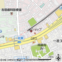 愛知県名古屋市名東区社台3丁目232周辺の地図