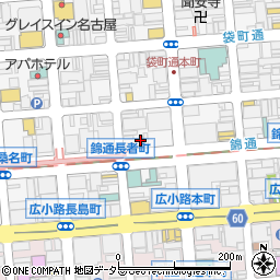 名古屋市短歌会館　３階集会室周辺の地図