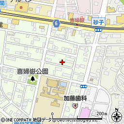 愛知県長久手市喜婦嶽507周辺の地図
