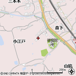 愛知県豊田市八草町向田周辺の地図