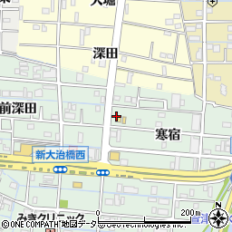 喫茶ハイライト 大治店周辺の地図