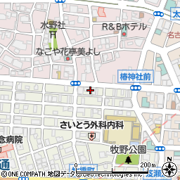 愛知県名古屋市中村区竹橋町15周辺の地図