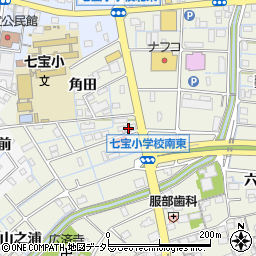 愛知県あま市七宝町桂角田47周辺の地図