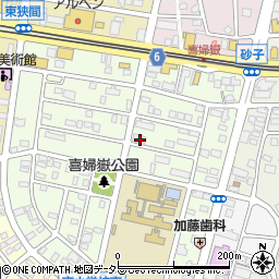 愛知県長久手市喜婦嶽501周辺の地図