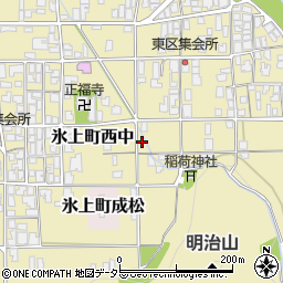 兵庫県丹波市氷上町西中158周辺の地図