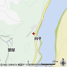 愛知県豊田市藤沢町（向平）周辺の地図