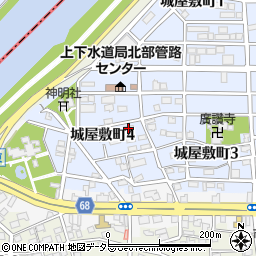 津田荘周辺の地図