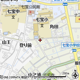 愛知県あま市七宝町桂角田43周辺の地図