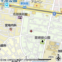 愛知県長久手市喜婦嶽1701周辺の地図