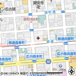 フランスベッド株式会社　名古屋ショールーム周辺の地図