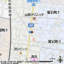 愛知県津島市西愛宕町2丁目166周辺の地図