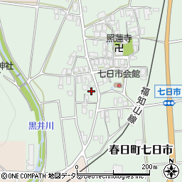 兵庫県丹波市春日町七日市336周辺の地図