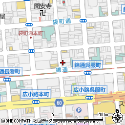 gossip ゴシップ 栄店周辺の地図