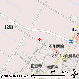 滋賀県愛知郡愛荘町蚊野1901周辺の地図