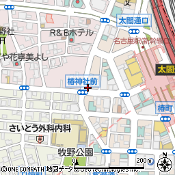 愛知県名古屋市中村区椿町4-12周辺の地図