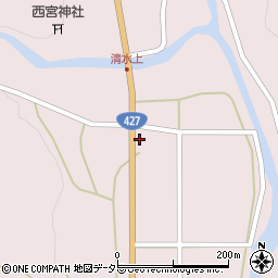兵庫県多可郡多可町加美区清水467周辺の地図
