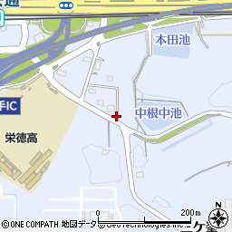 愛知県長久手市岩作三ケ峯1-155周辺の地図