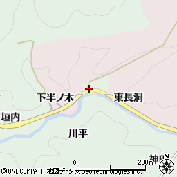 愛知県豊田市大蔵町砂田周辺の地図