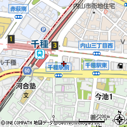 鉄板ダイニング天 千種駅前店周辺の地図