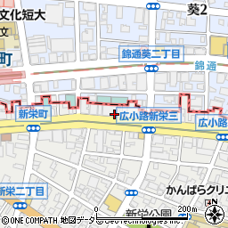 愛知県名古屋市中区葵周辺の地図