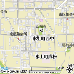 兵庫県丹波市氷上町西中205周辺の地図