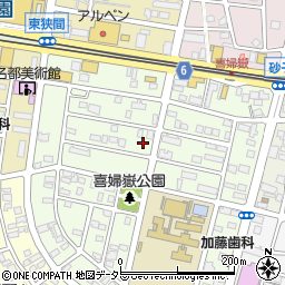 愛知県長久手市喜婦嶽1815周辺の地図