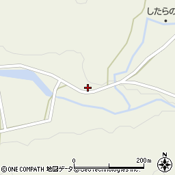 愛知県設楽町（北設楽郡）西納庫（ワゴ）周辺の地図