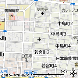 愛知県名古屋市中村区中島町4丁目21周辺の地図