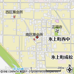 兵庫県丹波市氷上町西中424周辺の地図