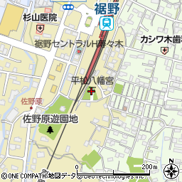 平松八幡宮周辺の地図