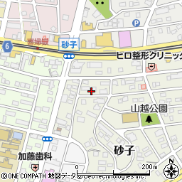 愛知県長久手市砂子周辺の地図