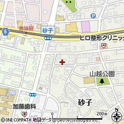 愛知県長久手市砂子周辺の地図