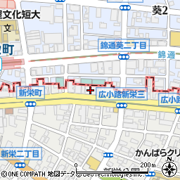 トヨタモビリティ東名古屋新栄店周辺の地図