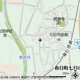 兵庫県丹波市春日町七日市340周辺の地図