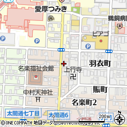 愛知県名古屋市中村区名楽町5丁目32周辺の地図