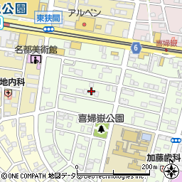愛知県長久手市喜婦嶽1819周辺の地図