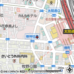 愛知県名古屋市中村区椿町4-11周辺の地図