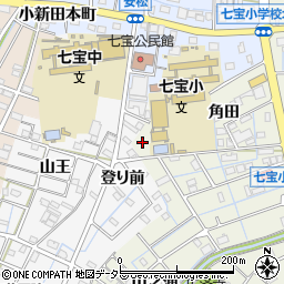 愛知県あま市七宝町桂角田1769周辺の地図