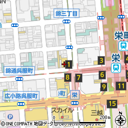 ドン・キホーテ栄本店周辺の地図