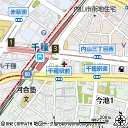鉄板ダイニング 天 千種駅前店周辺の地図