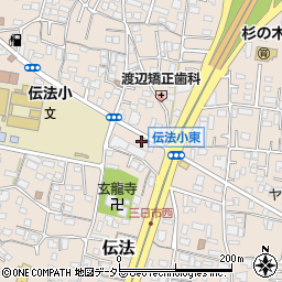 ＪＡふじ伊豆伝法周辺の地図