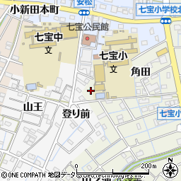愛知県あま市七宝町桂角田1769-1周辺の地図