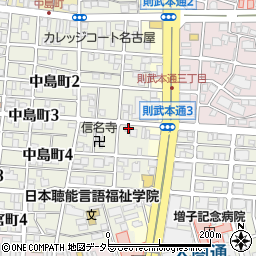 愛知県名古屋市中村区中島町3丁目51周辺の地図