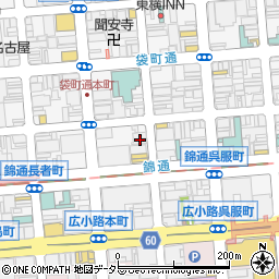 七輪焼肉酒場 みつ 栄錦店周辺の地図
