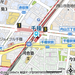 マツモトキヨシＪＲ千種駅店周辺の地図