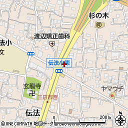 ワークショップハヤブサ伝法店周辺の地図