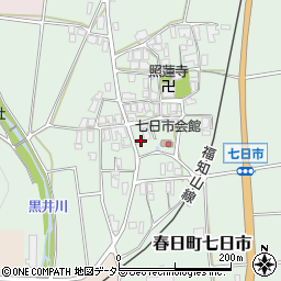兵庫県丹波市春日町七日市305周辺の地図