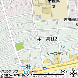 名鉄協商一社駅北第２駐車場周辺の地図