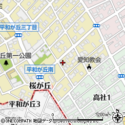 ヴァンヴェール平和ヶ丘周辺の地図